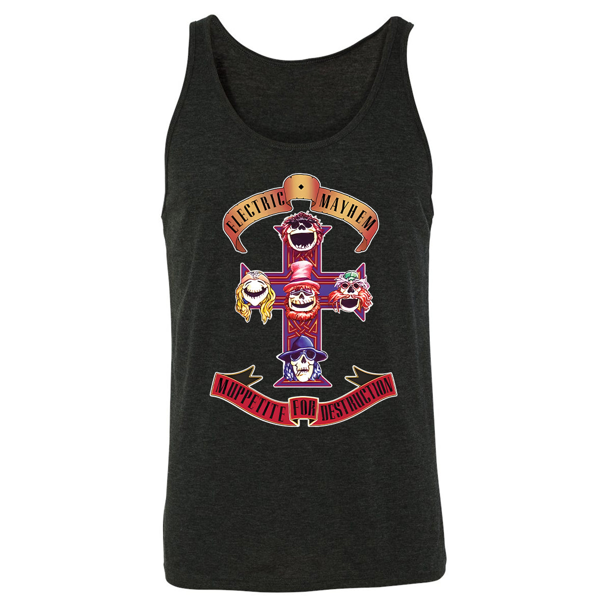 Unisex Jersey Tank - K419JNXT - Charcoal Black Triblend - 5