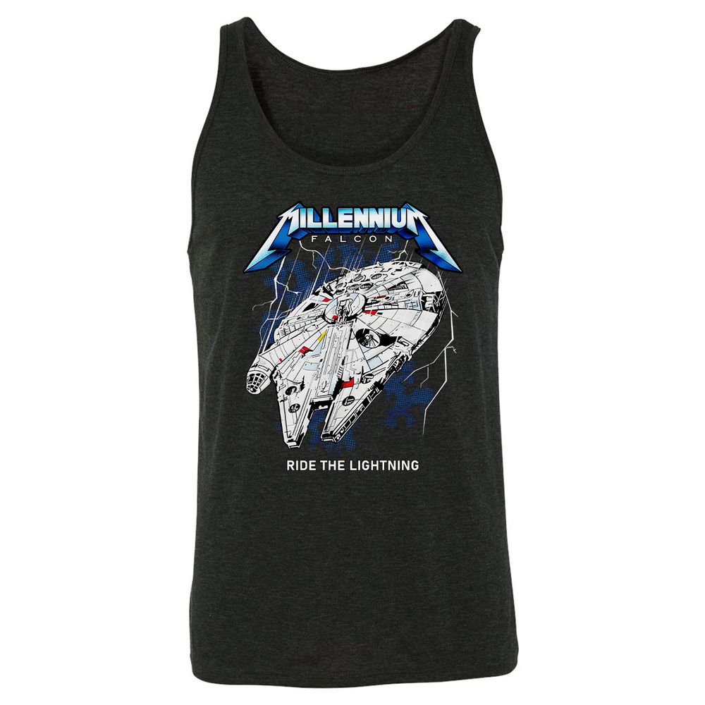 Unisex Jersey Tank - 83FNTNMX - Charcoal Black Triblend - 5