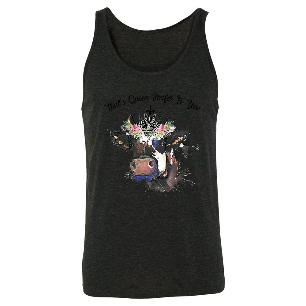 Unisex Jersey Tank - WQ7DCMJ4 - Charcoal Black Triblend - 5