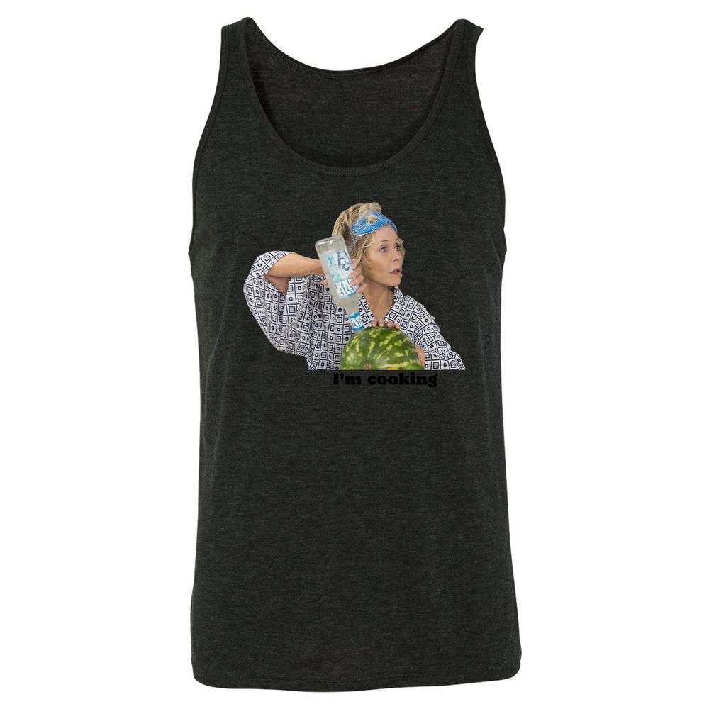 Unisex Jersey Tank - RBQNN2RQ - Charcoal Black Triblend - 5