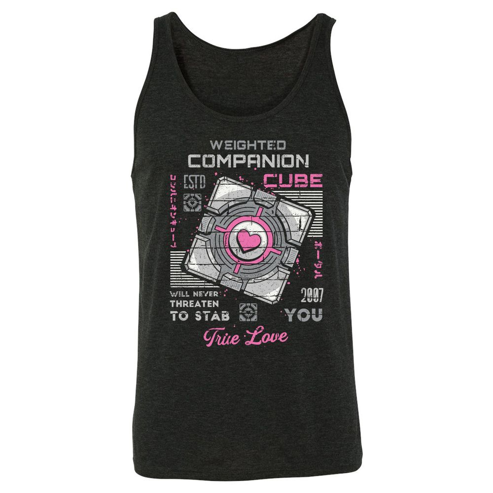 Unisex Jersey Tank - TZ7V2BAJ - Charcoal Black Triblend - 5