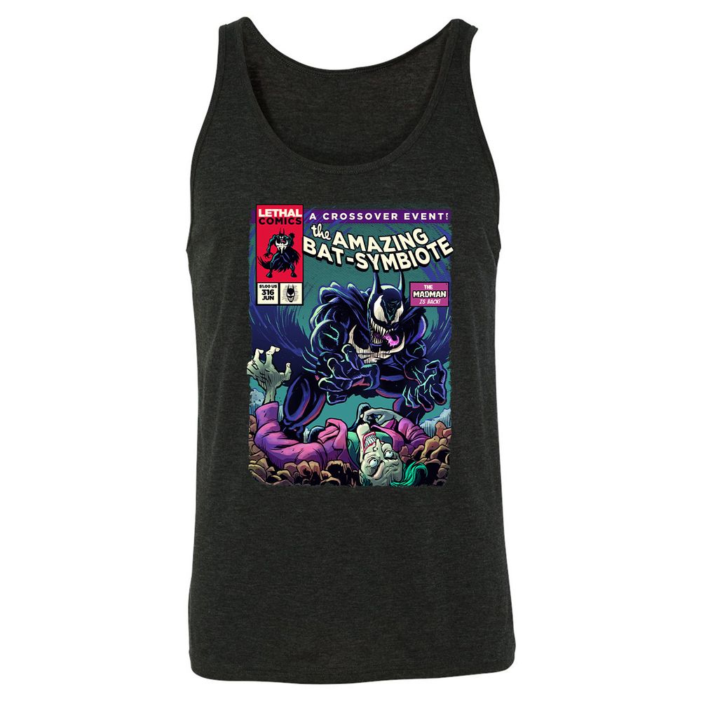 Unisex Jersey Tank - 16EYMS1B - Charcoal Black Triblend - 5