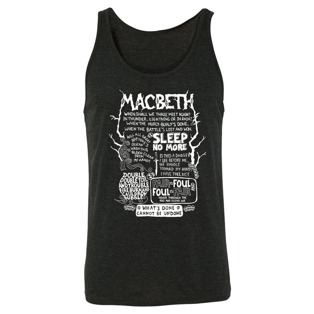 Unisex Jersey Tank - RADNU5DH - Charcoal Black Triblend - 5