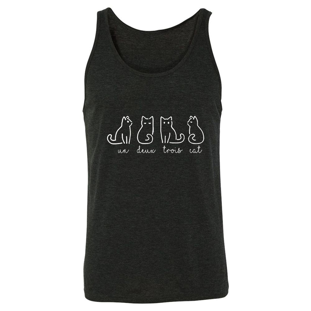 Unisex Jersey Tank - SKN6TEYW - Charcoal Black Triblend - 5