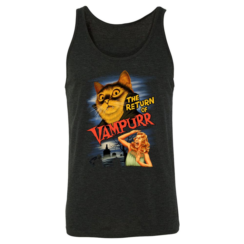 Unisex Jersey Tank - NRQ1BPTN - Charcoal Black Triblend - 5