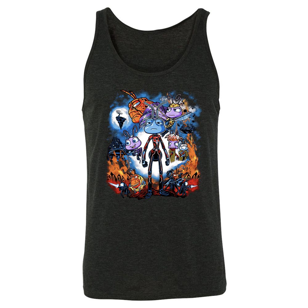 Unisex Jersey Tank - A4WPN2Z7 - Charcoal Black Triblend - 5