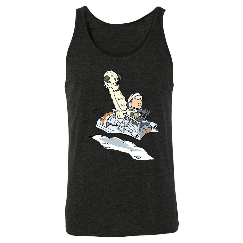 Unisex Jersey Tank - EW95UBTE - Charcoal Black Triblend - 5