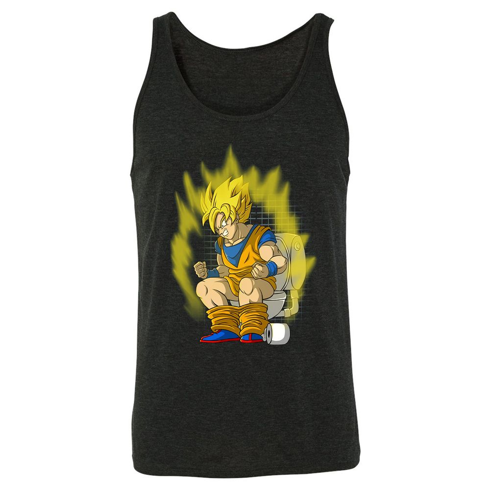 Unisex Jersey Tank - 93FXC9ZX - Charcoal Black Triblend - 5