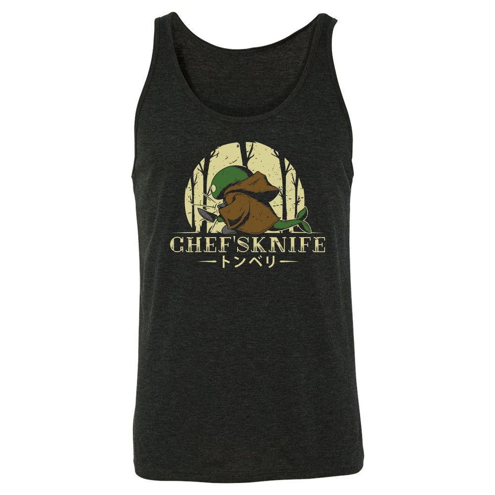 Unisex Jersey Tank - JUS97A8A - Charcoal Black Triblend - 5