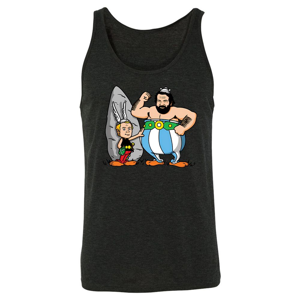 Unisex Jersey Tank - 28M3ZX8A - Charcoal Black Triblend - 5