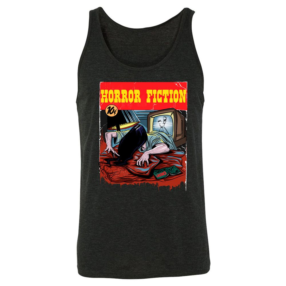 Unisex Jersey Tank - RATWVS9Z - Charcoal Black Triblend - 5