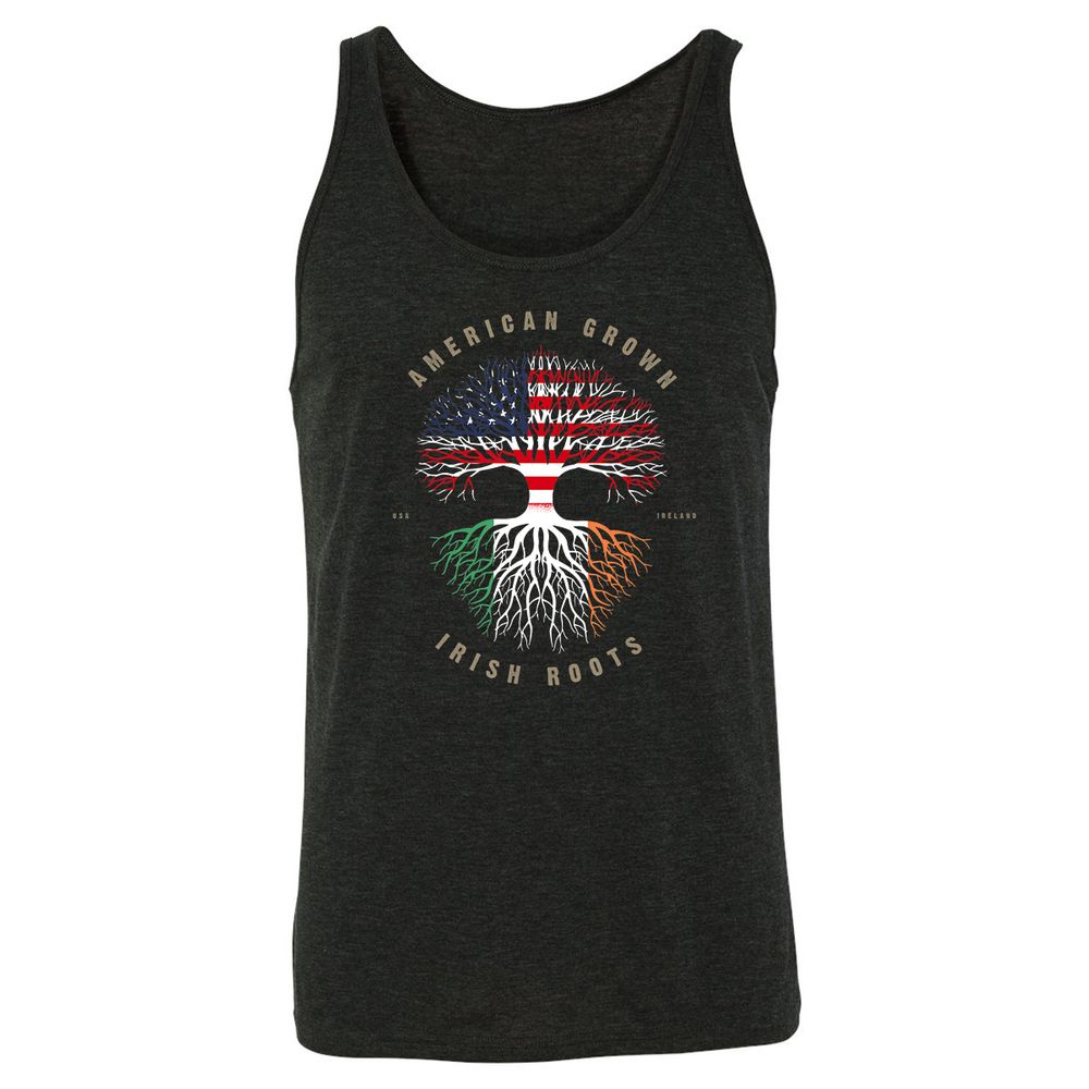 Unisex Jersey Tank - KD67VA78 - Charcoal Black Triblend - 5