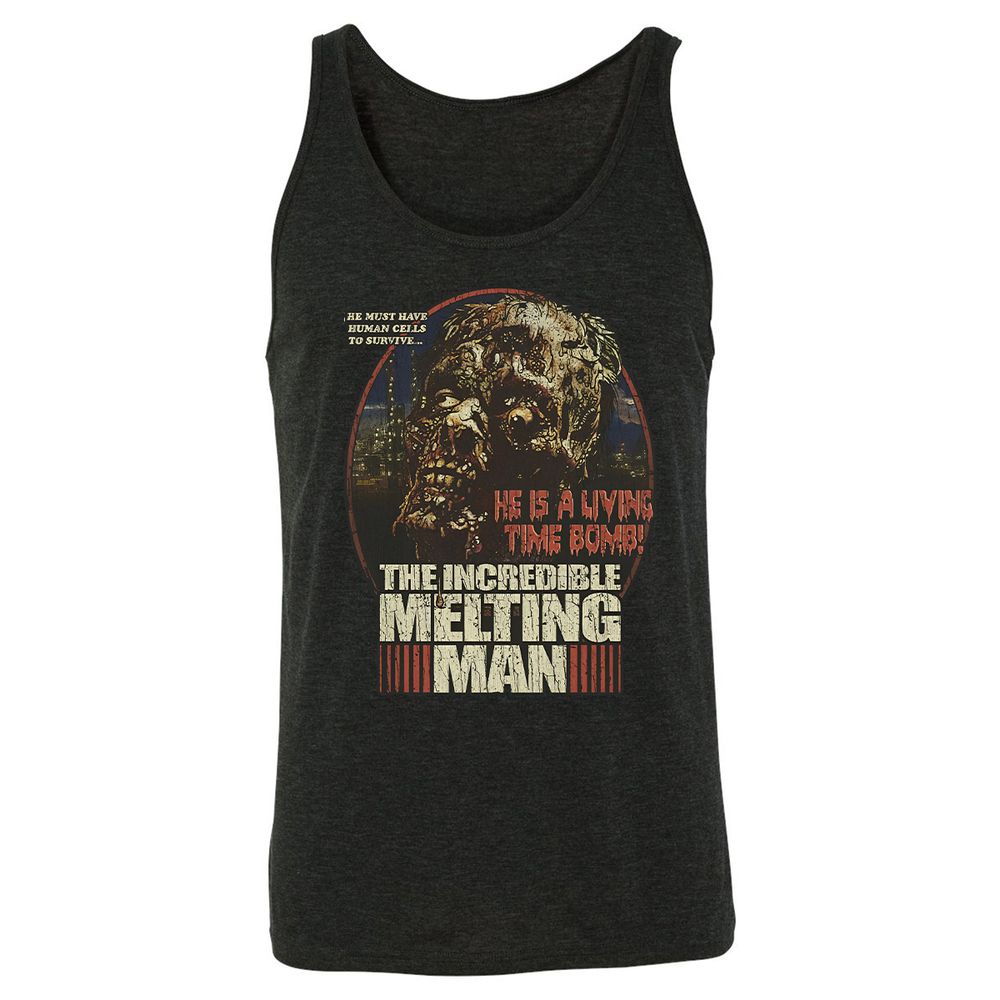 Melting Man - Charcoal Black Triblend - 5