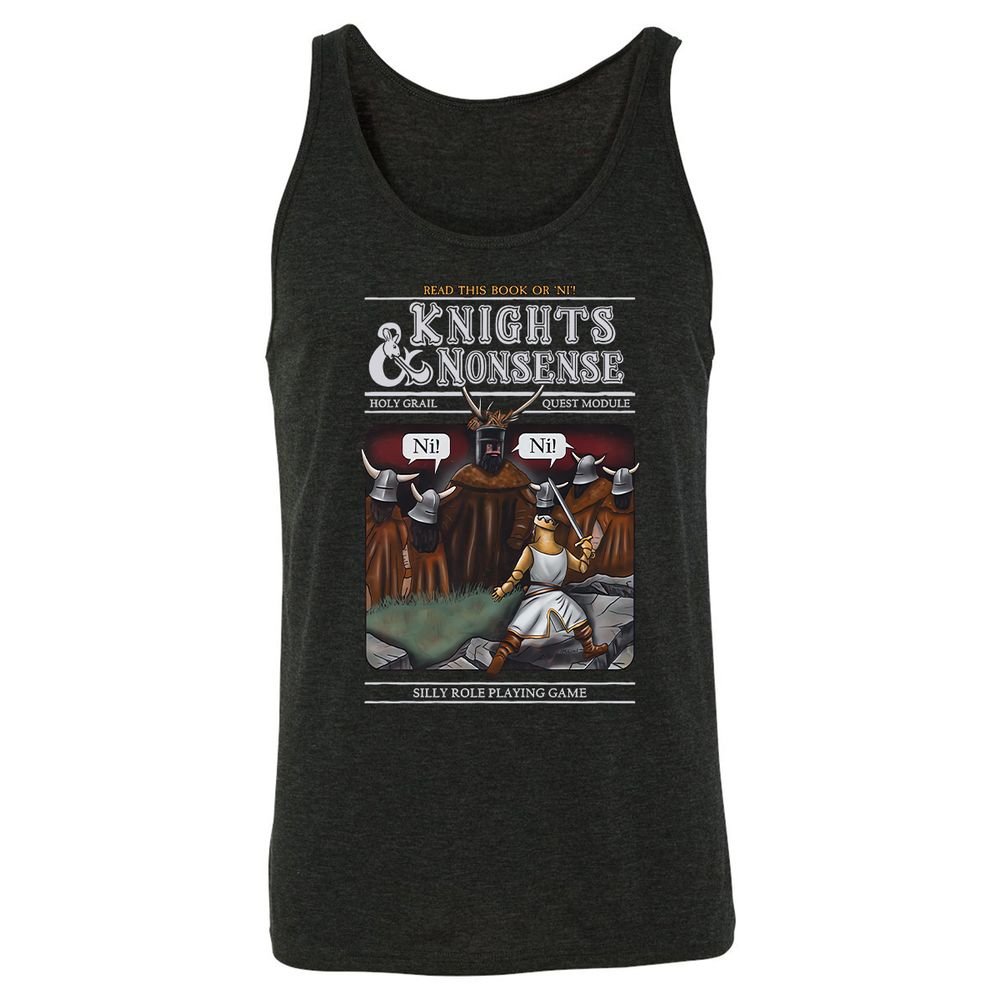 Unisex Jersey Tank - 7EPQLB35 - Charcoal Black Triblend - 5