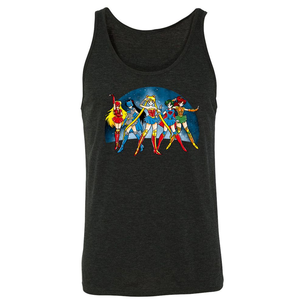 Unisex Jersey Tank - B2GNLHF8 - Charcoal Black Triblend - 5