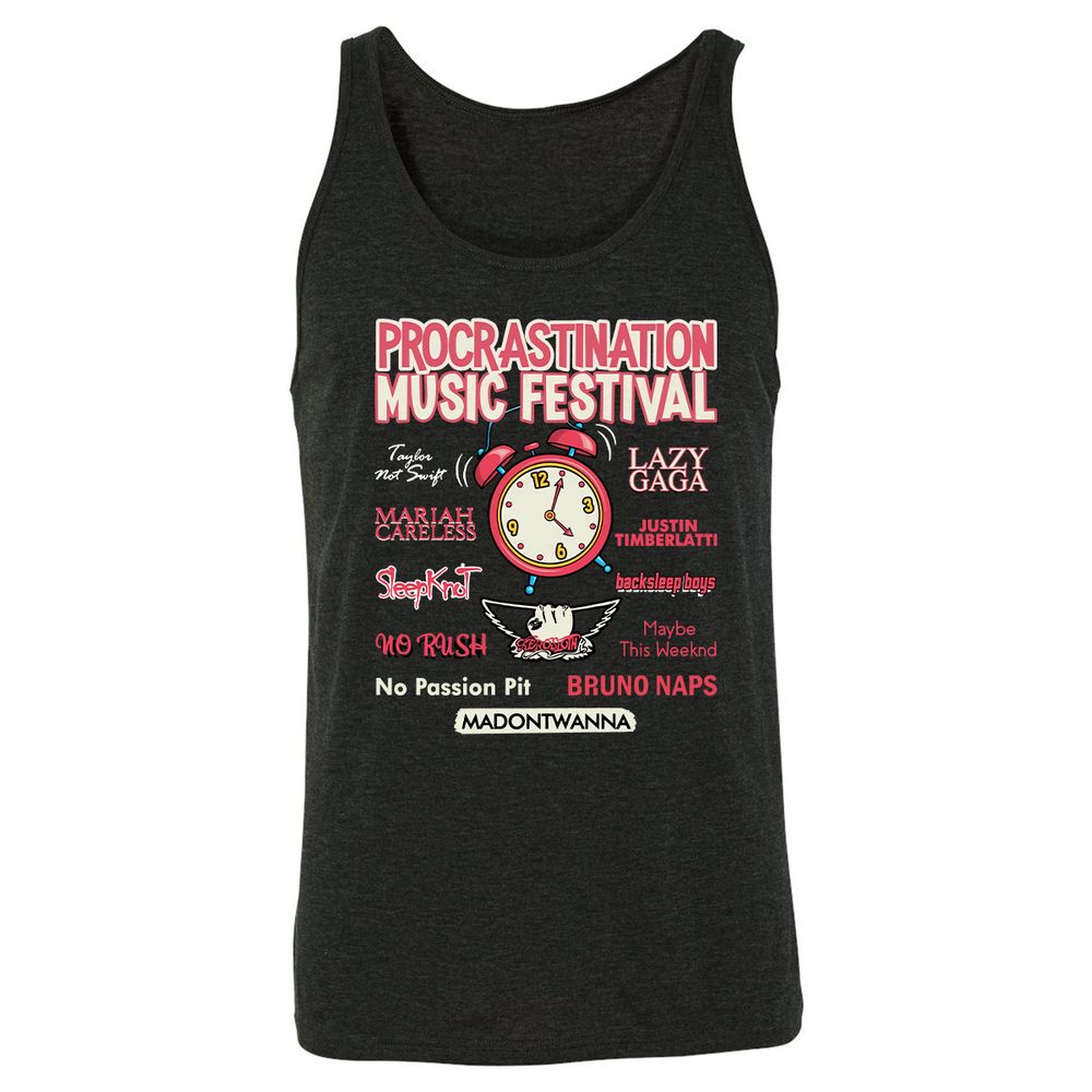 Unisex Jersey Tank - GUVMA4SD - Charcoal Black Triblend - 5