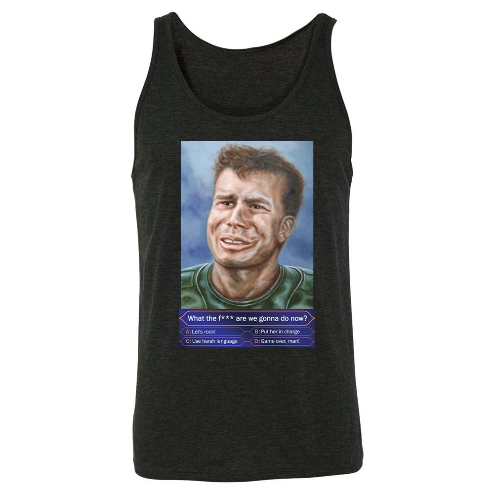Unisex Jersey Tank - AUTAJ4MM - Charcoal Black Triblend - 5