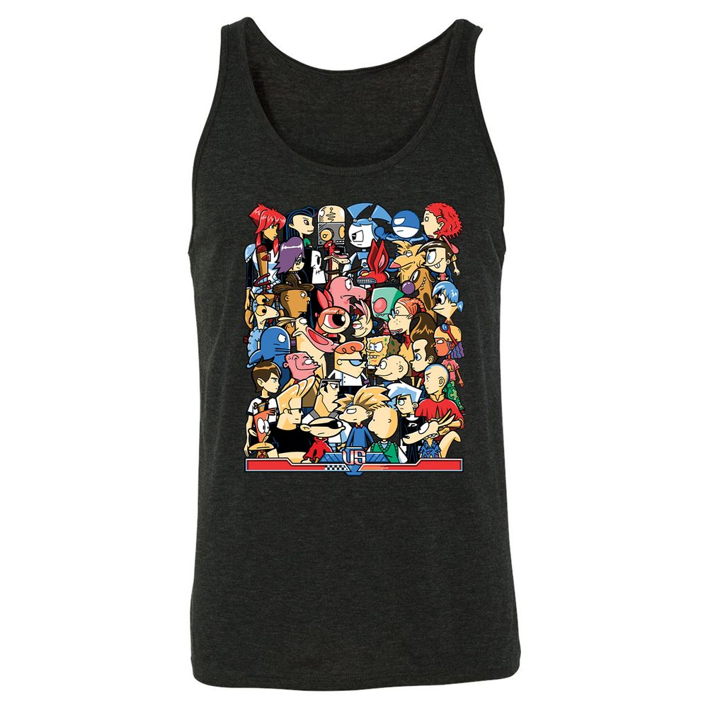 Unisex Jersey Tank - APU9UYJ9 - Charcoal Black Triblend - 5