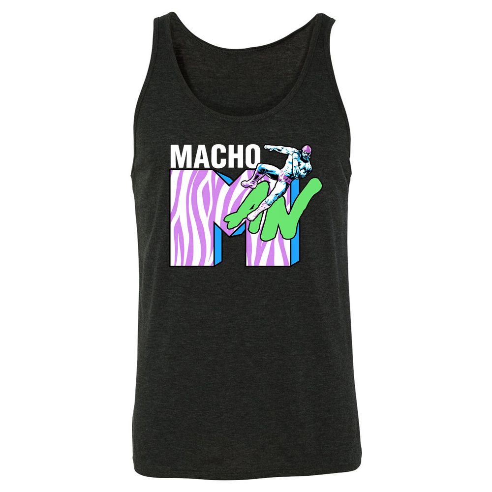 Unisex Jersey Tank - X12BW7W1 - Charcoal Black Triblend - 5