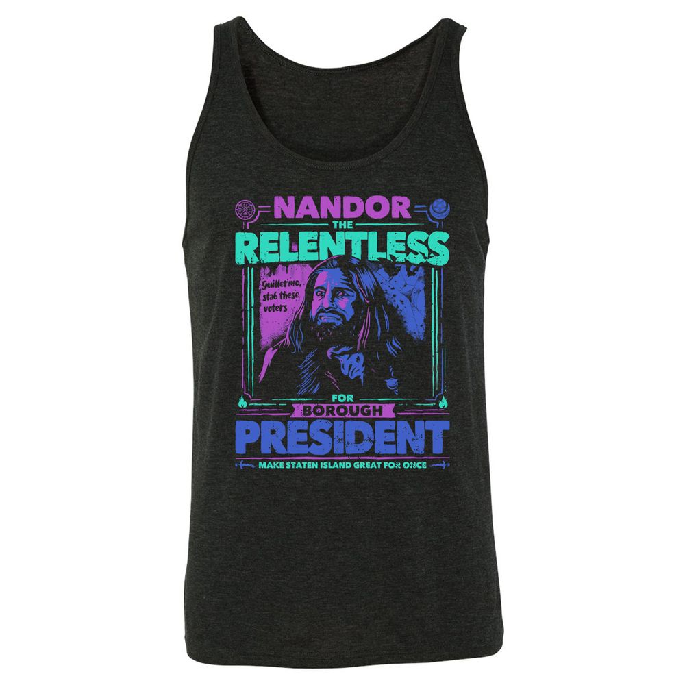 Unisex Jersey Tank - 7M7QY7TX - Charcoal Black Triblend - 5