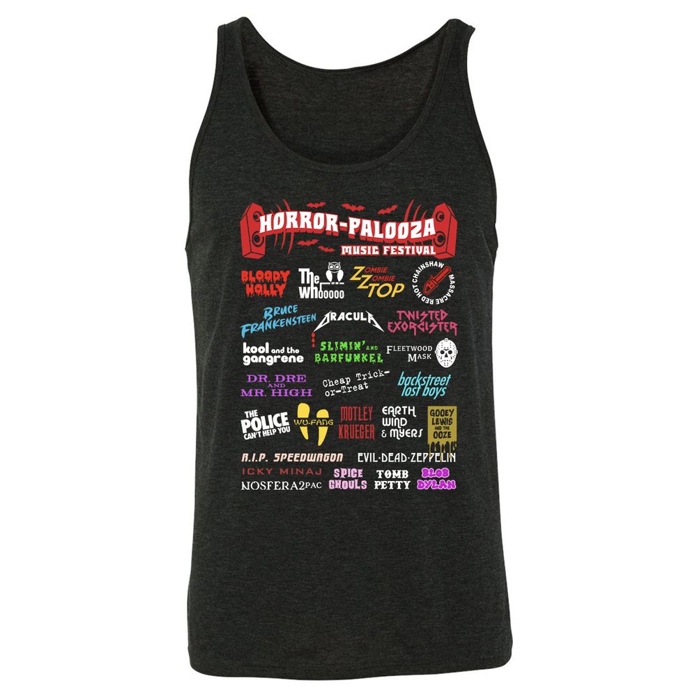 Unisex Jersey Tank - XH52UYHN - Charcoal Black Triblend - 5