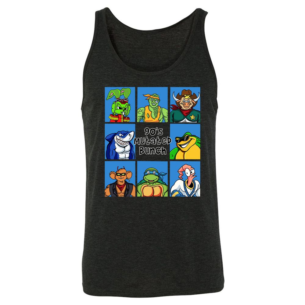 90's Mutated Bunch - Charcoal Black Triblend - 5