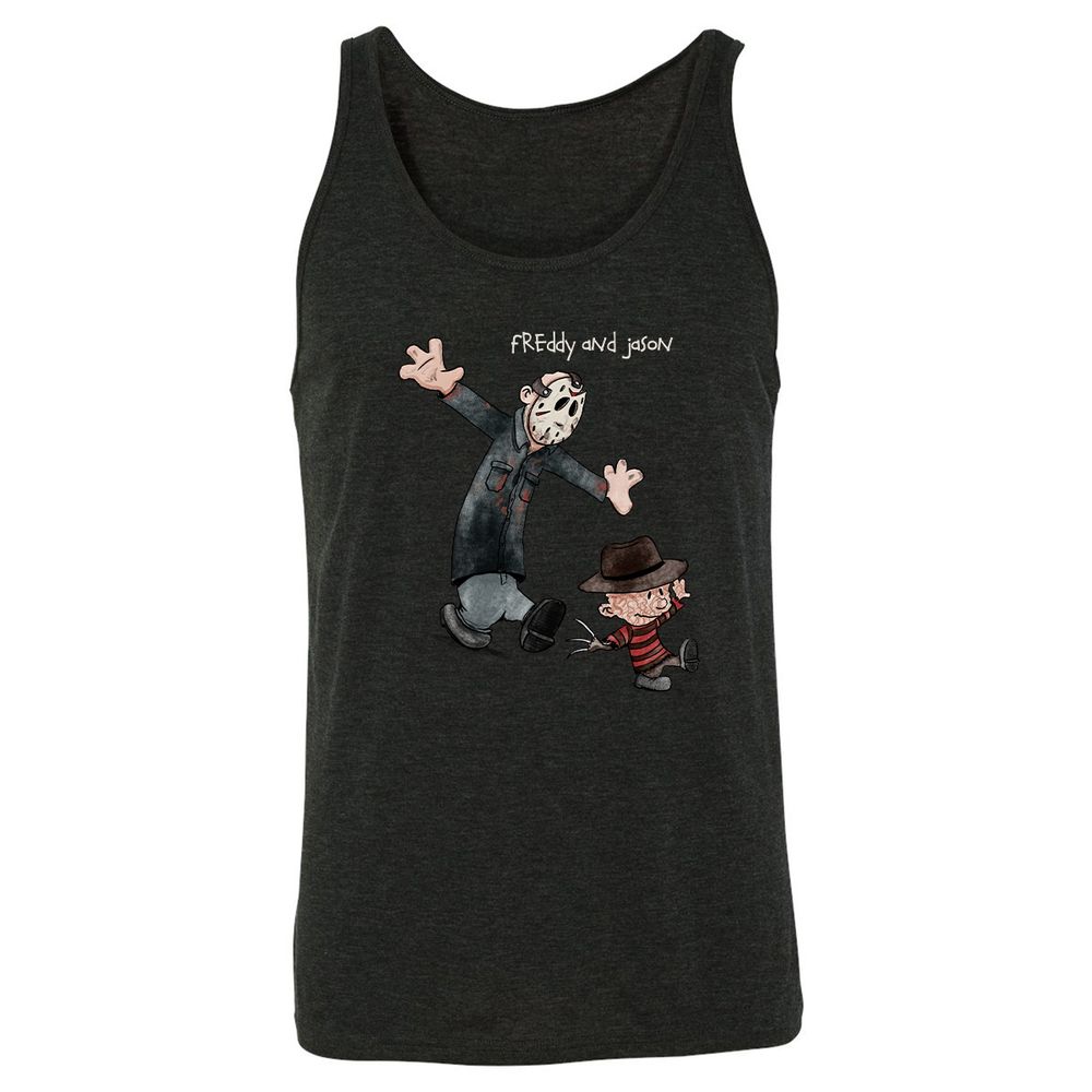 Unisex Jersey Tank - 4RNCFKGF - Charcoal Black Triblend - 5