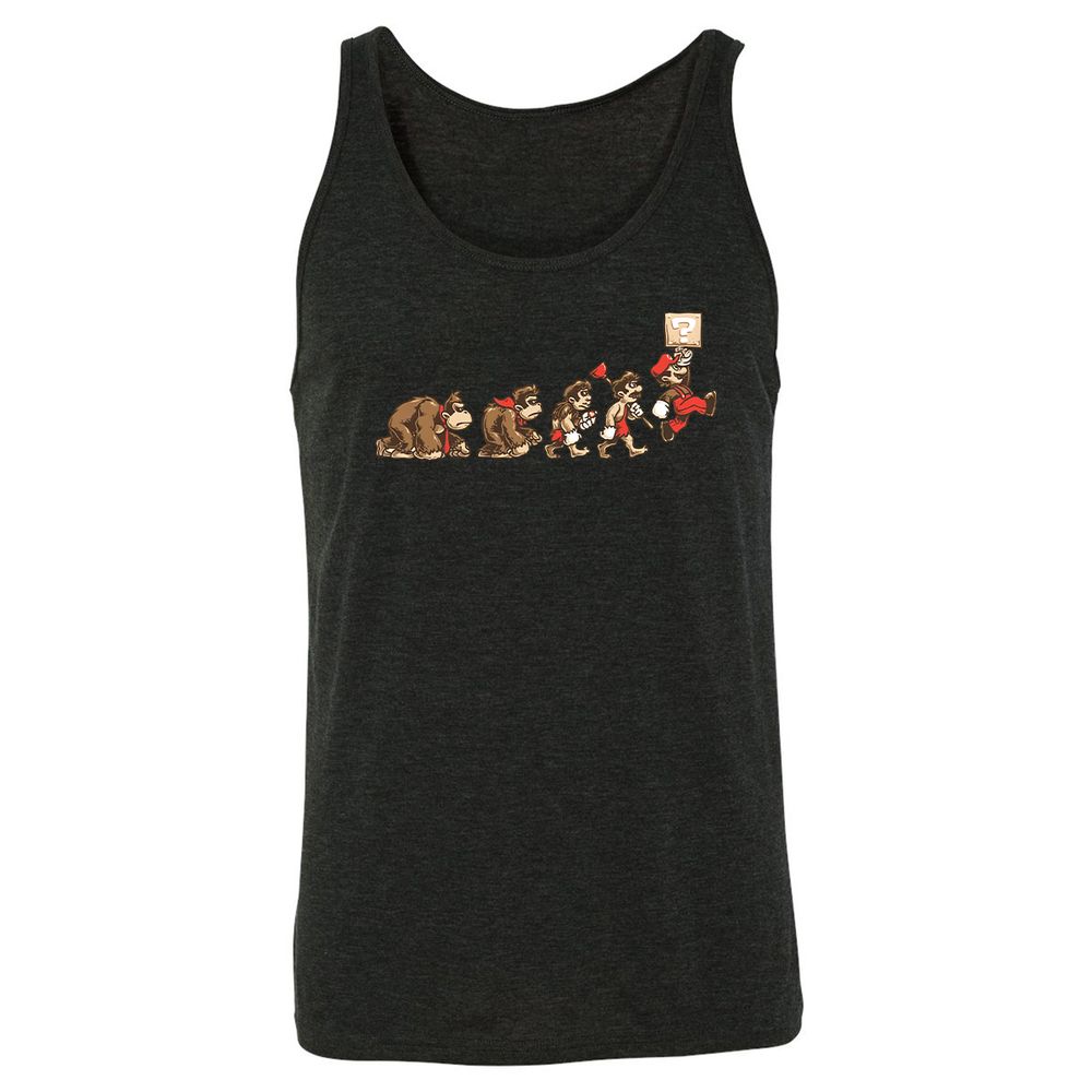 Unisex Jersey Tank - M66B1N1L - Charcoal Black Triblend - 5