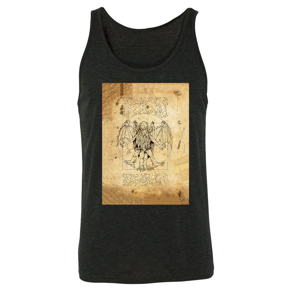 Unisex Jersey Tank - WGH41BDM - Charcoal Black Triblend - 5