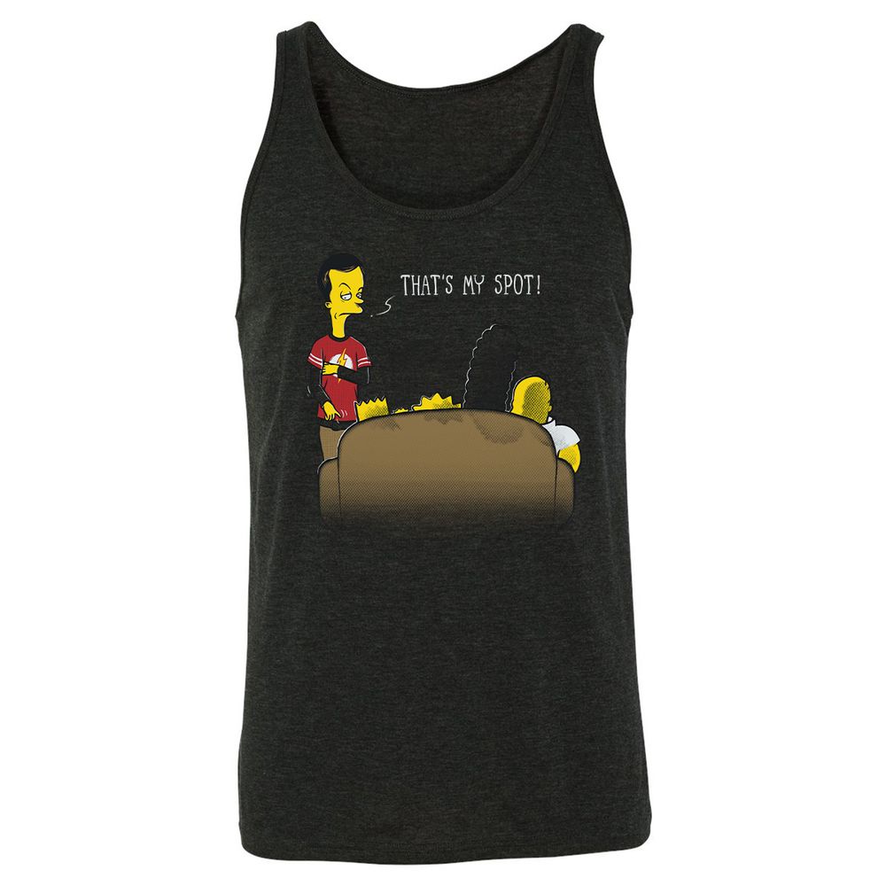 Unisex Jersey Tank - PAQDGV3M - Charcoal Black Triblend - 5