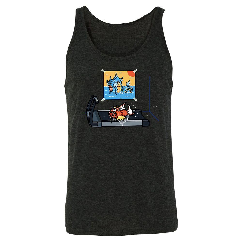 Unisex Jersey Tank - ZFU8K8GB - Charcoal Black Triblend - 5