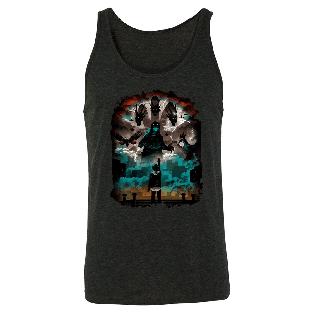 Unisex Jersey Tank - GD8Q72KK - Charcoal Black Triblend - 5