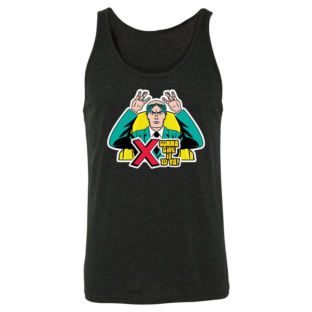 Unisex Jersey Tank - 1AU9HGKR - Charcoal Black Triblend - 5