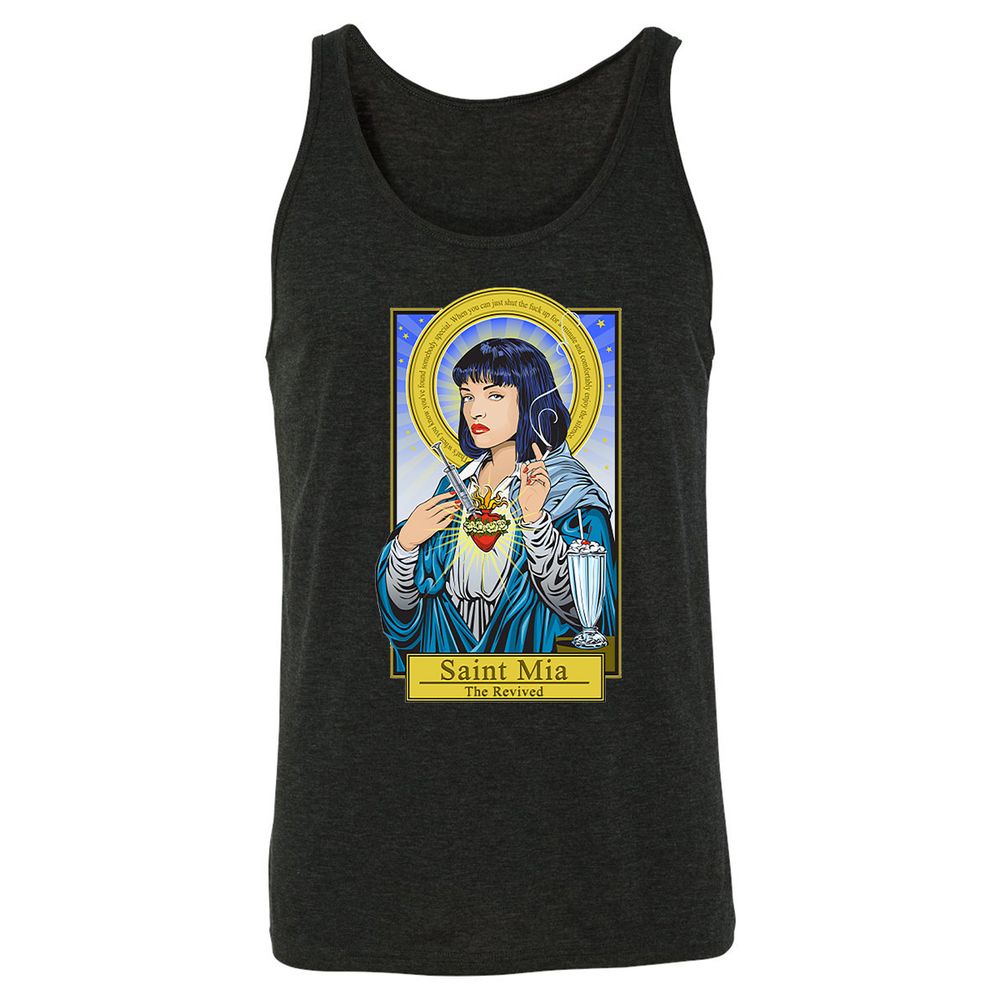Unisex Jersey Tank - 26AXZPEC - Charcoal Black Triblend - 5