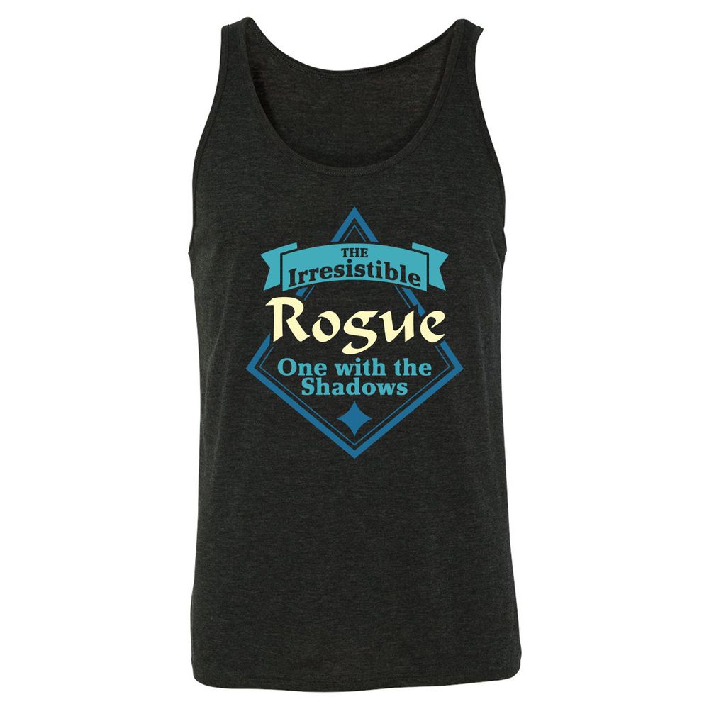 Unisex Jersey Tank - ZXC9ZF98 - Charcoal Black Triblend - 5