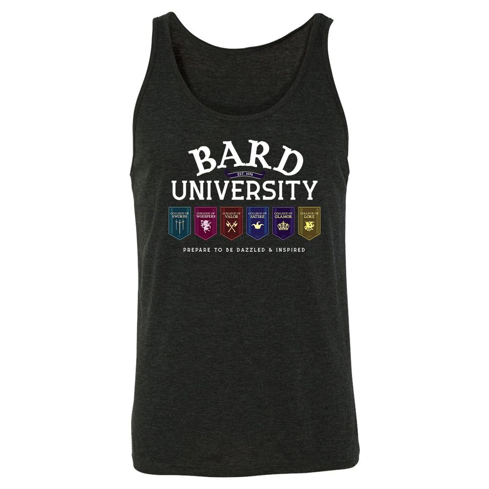 Unisex Jersey Tank - 8Y21U1FD - Charcoal Black Triblend - 5