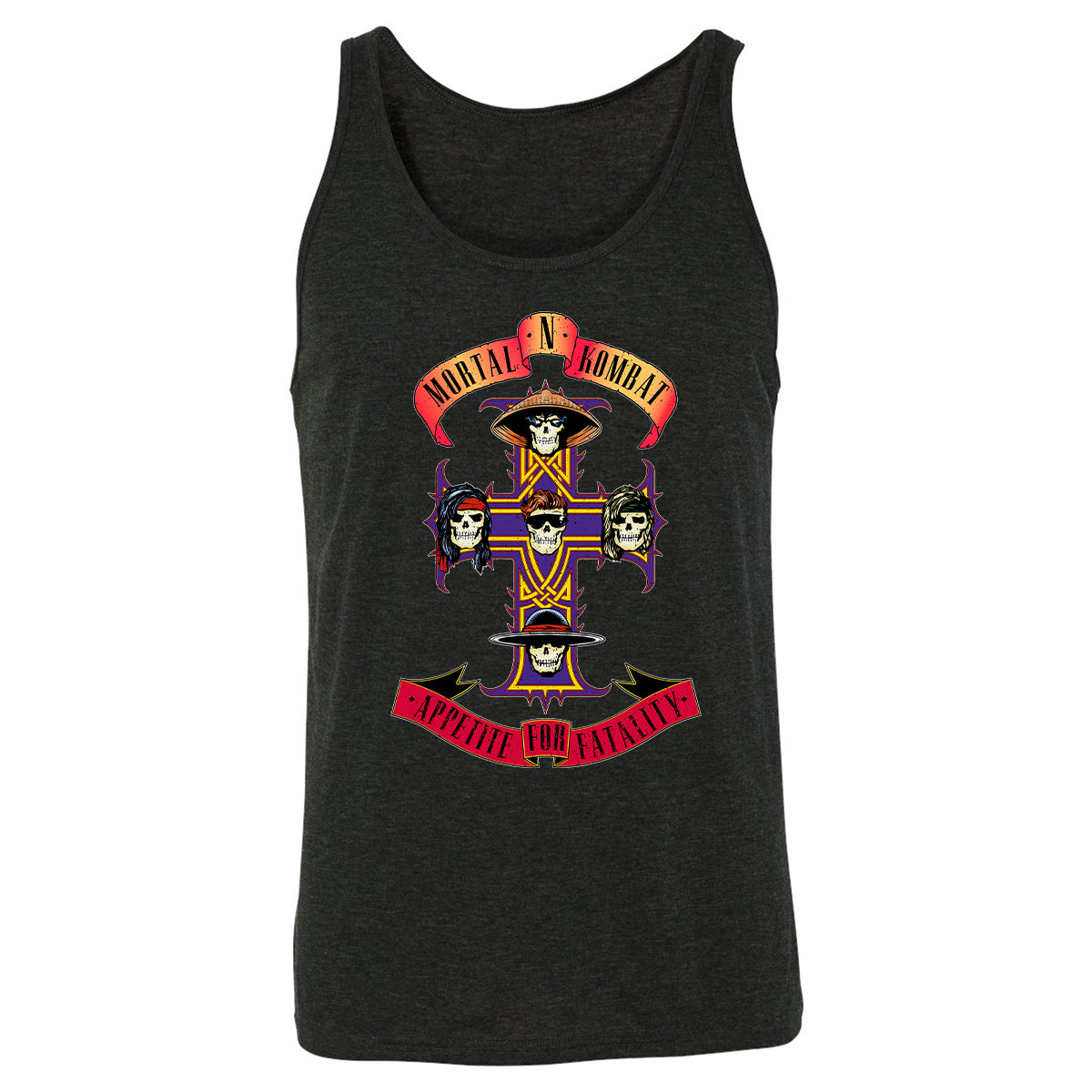 Unisex Jersey Tank - 1AXMB9KX - Charcoal Black Triblend - 5