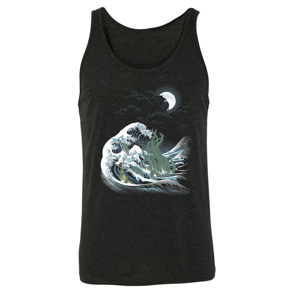 Unisex Jersey Tank - TXQU834Z - Charcoal Black Triblend - 5