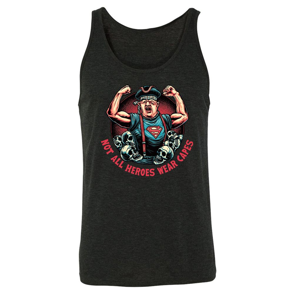 Unisex Jersey Tank - HK3JFYX9 - Charcoal Black Triblend - 5