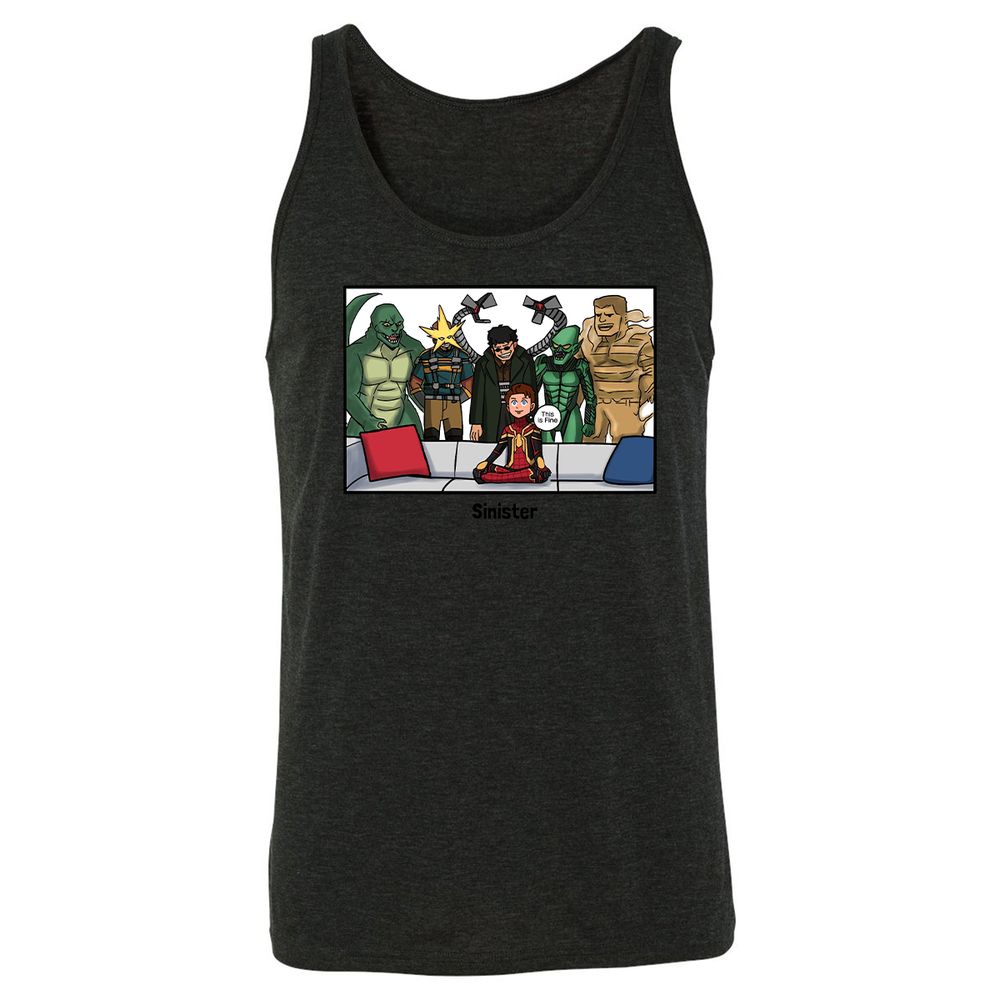 Unisex Jersey Tank - EPMSHP3A - Charcoal Black Triblend - 5