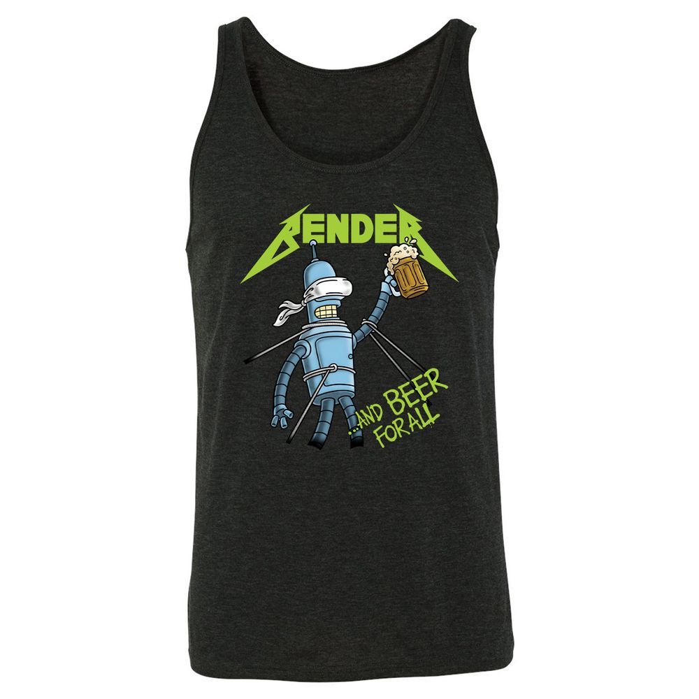 Unisex Jersey Tank - 8VDYQJNN - Charcoal Black Triblend - 5