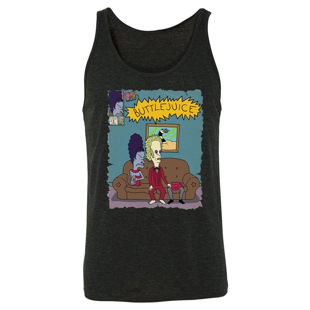 Unisex Jersey Tank - 1Z41TRE8 - Charcoal Black Triblend - 5