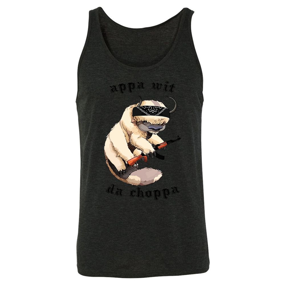 Unisex Jersey Tank - SPEAN5E8 - Charcoal Black Triblend - 5