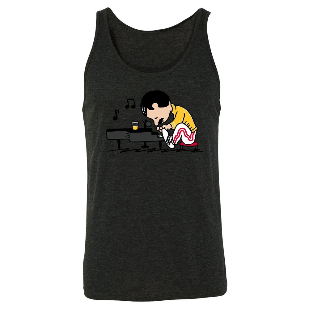 Unisex Jersey Tank - 6L67D24Y - Charcoal Black Triblend - 5