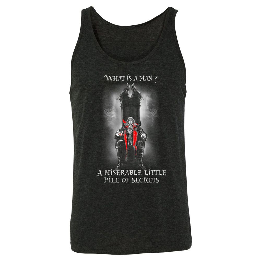Unisex Jersey Tank - CJZQLMS3 - Charcoal Black Triblend - 5