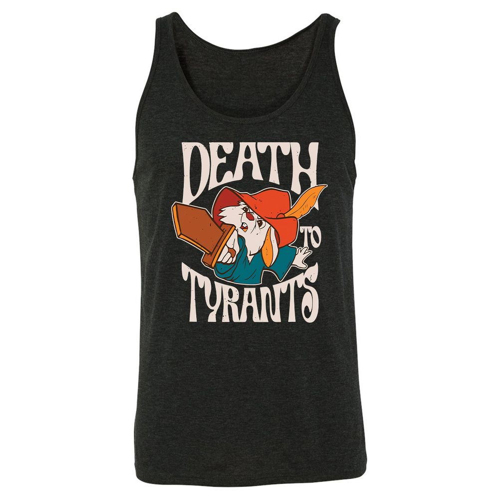 Unisex Jersey Tank - 3C6S7D8C - Charcoal Black Triblend - 5