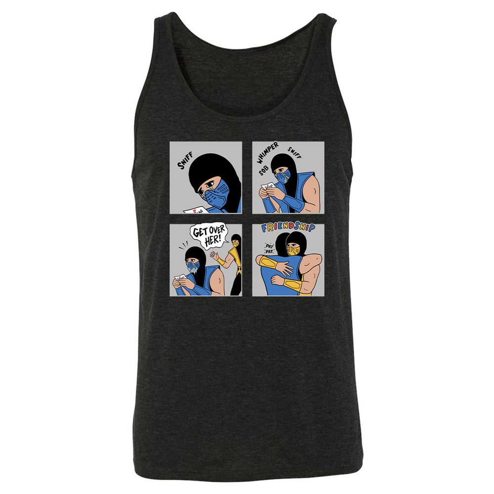 Unisex Jersey Tank - 42C3X72D - Charcoal Black Triblend - 5