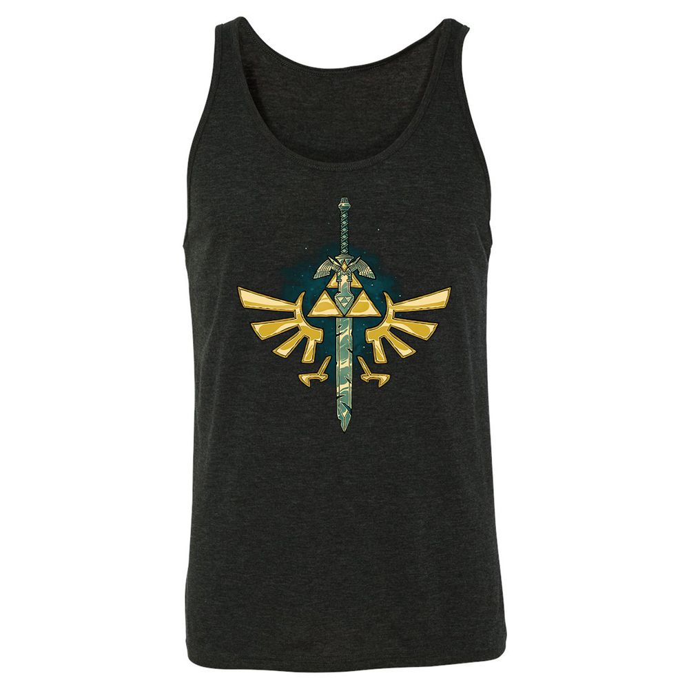 Unisex Jersey Tank - QR2AP55G - Charcoal Black Triblend - 5