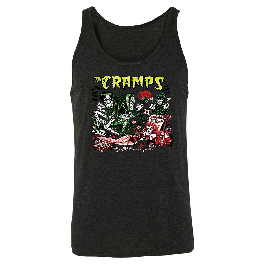Unisex Jersey Tank - PAR9FXE6 - Charcoal Black Triblend - 5