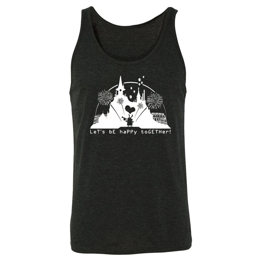 Unisex Jersey Tank - MXZ68PMH - Charcoal Black Triblend - 5